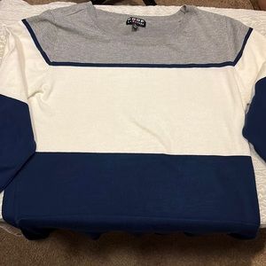 Large multicolored sweater